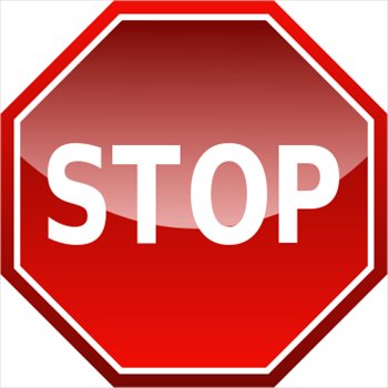 ... Blank Stop Sign Clip Art ...