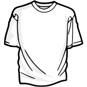 Blank T Shirt 2 clip art