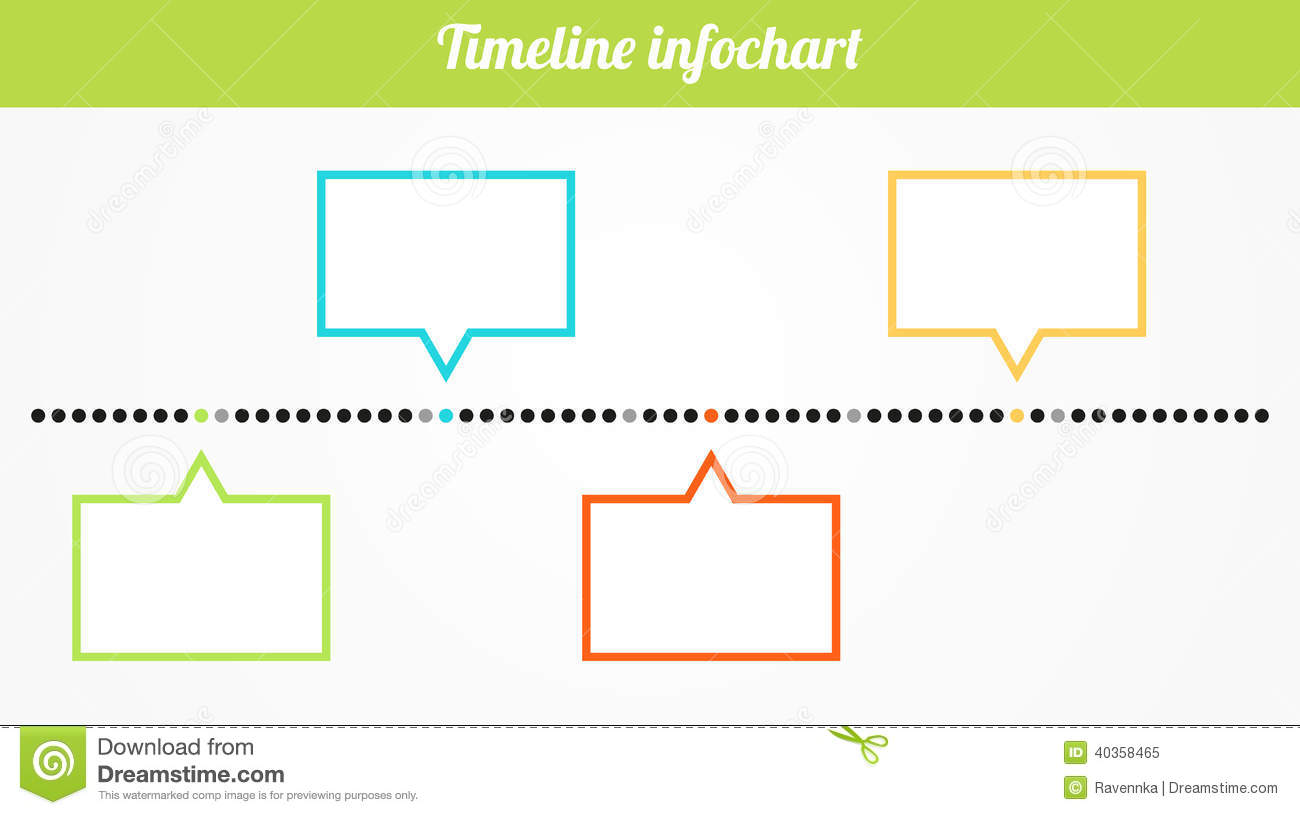 Blank Timeline Clipart. Timeline infochart