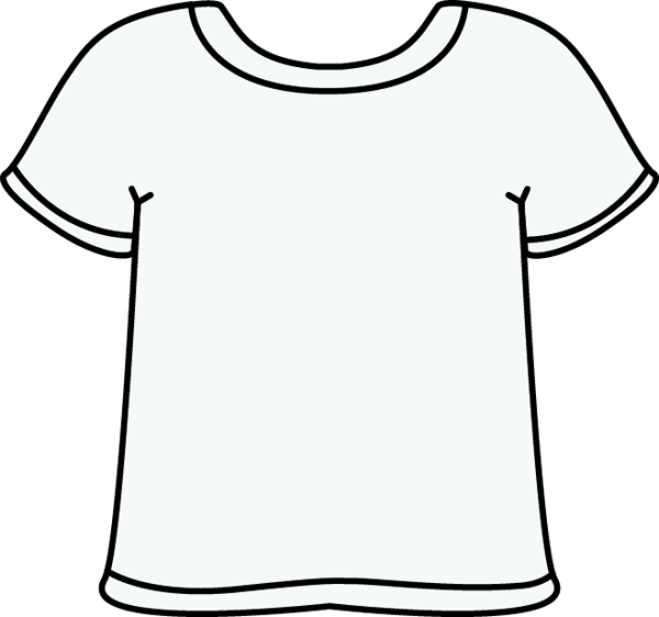 Blank Tshirt - White T Shirt Clipart