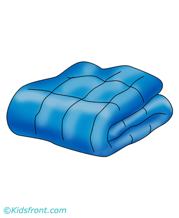Pillow And Blanket Clipart #1