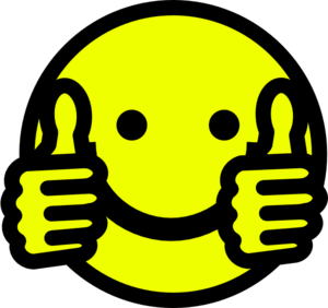 Thumbs Up Happy Smiley Emotic