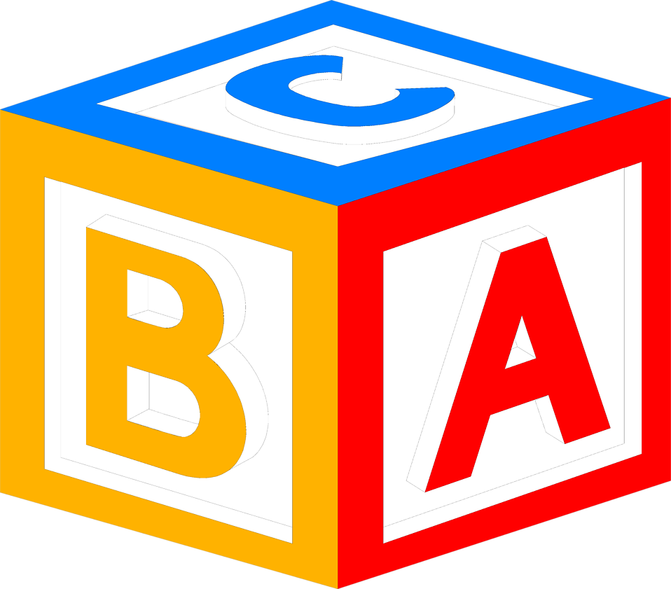 clipart picture of baby block