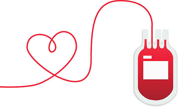 donate blood for sharing love, blood donation vector, sign and symbol  vector art illustration