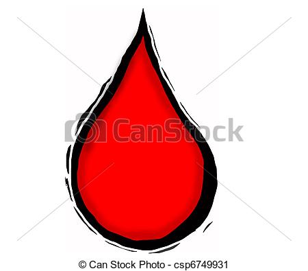 ... blood drop clipart red in colour with 3d effect