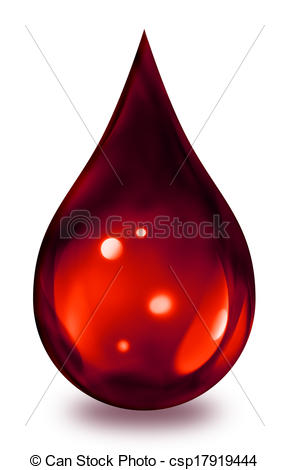 Blood drop vector illustratio