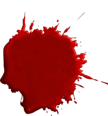 Blood Splatter - ClipArt . - Blood Splatter Clipart