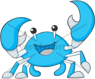blue crab clipart