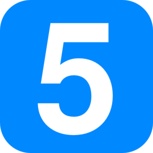5 Countdown Clip Art