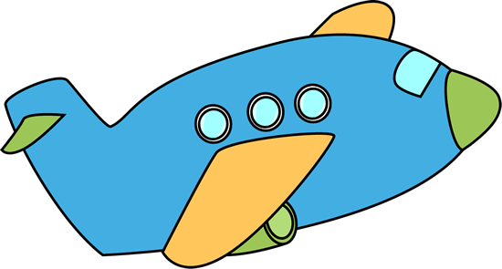 Blue Airplane - Clipart Of Airplane