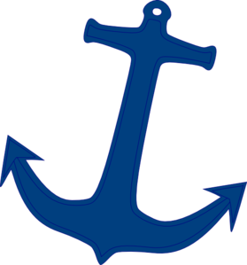 Blue Anchor Clip Art .. - Navy Clip Art