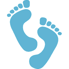 Blue Baby Footprints Clipart Free Cliparts That You Can Download To