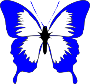 Blue Butterfly Clip art
