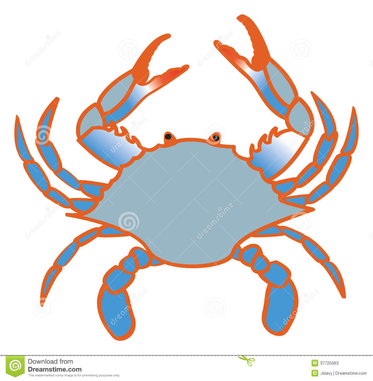 Blue crab clipart - .