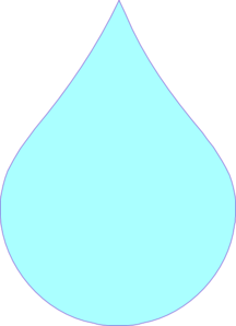 Blue Drop Clip Art. Tear Drop Picture