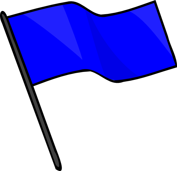 Blue Flag svg - Flag Clip Art