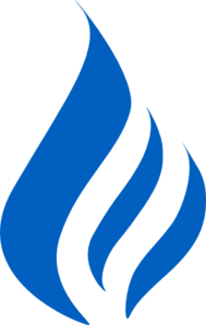 Blue Flame Logo Clip Art - Logo Clip Art