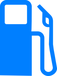 Blue Gas Pump Clip Art