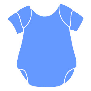 ... Blue Onesie Shirt Clip Art - Free Clipart Images ...