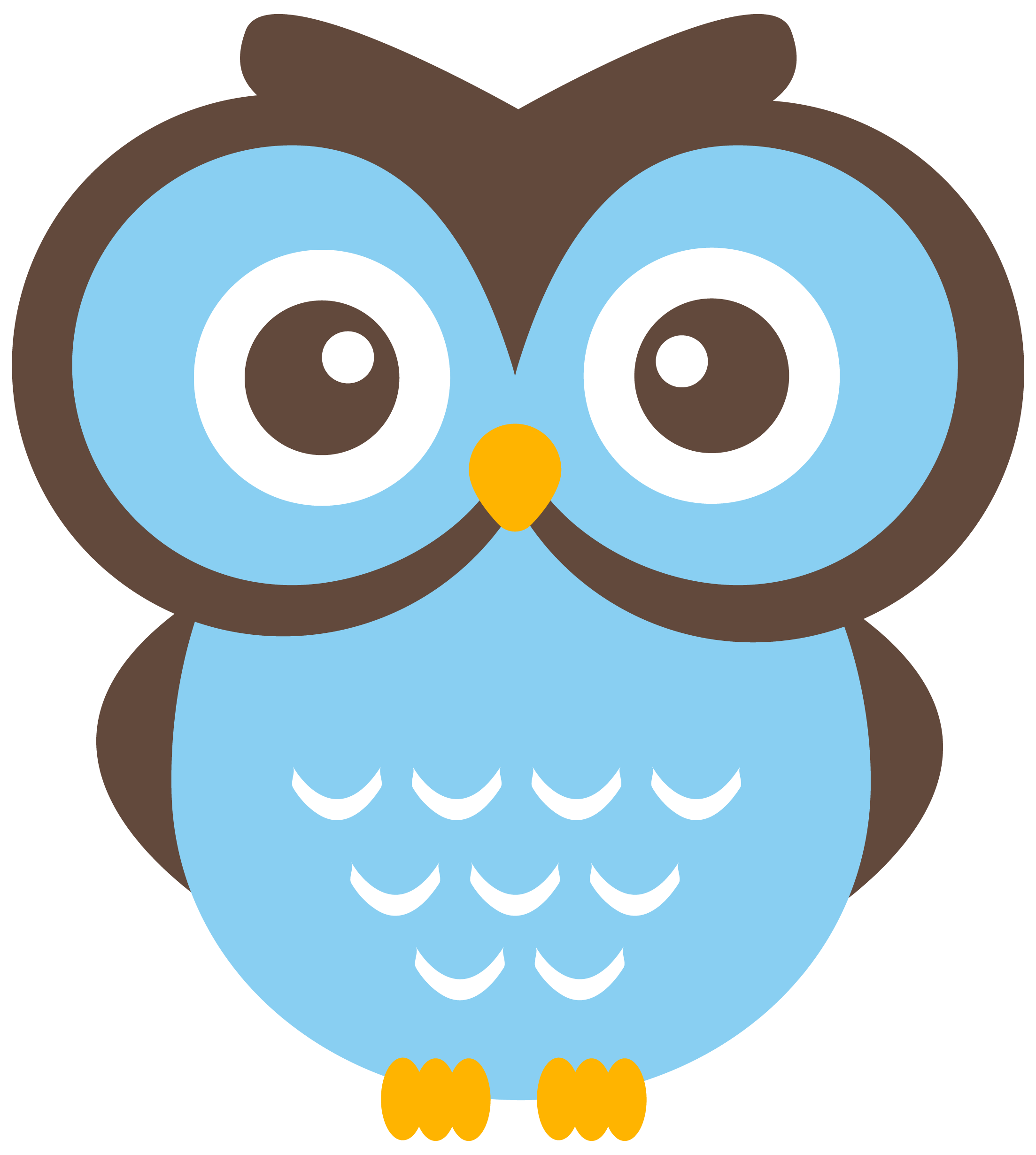Blue Baby Owl Clip Art At Clk