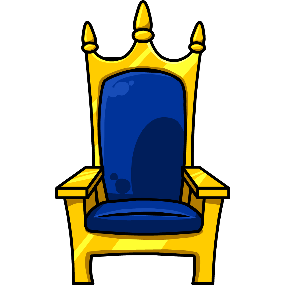 Blue Royal Throne Clipart