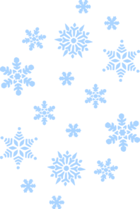 Blue Snow Falling Clip Art At - Snow Clipart Free