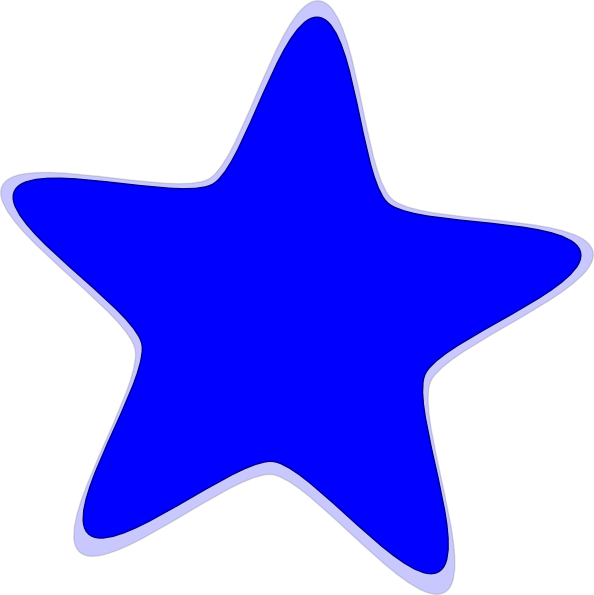 Blue Star Clip Art At Clker Com Vector Clip Art Online Royalty Free