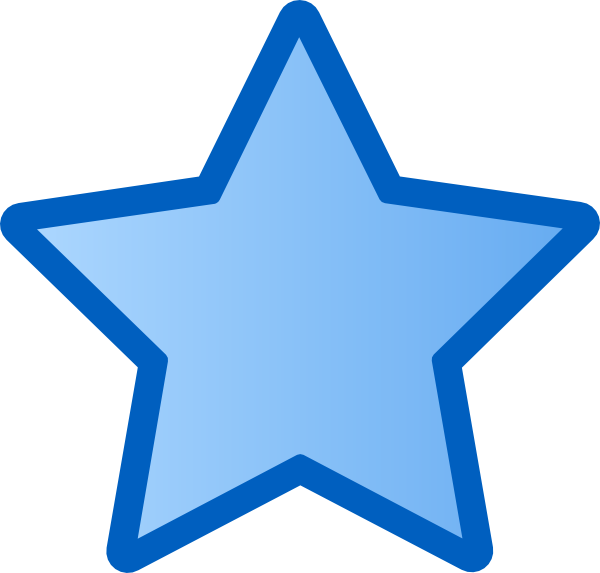 Blue Star Clip Art At Clker C - Blue Star Clipart