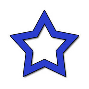 Blue Star Clipart; Clip Art O - Blue Star Clipart
