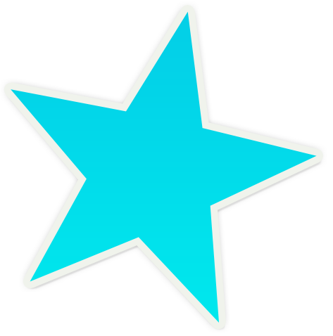 blue star clipart . - Clipart Of Stars