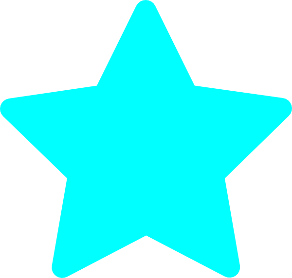 Blue Star Shooting Clipart Ki - Blue Star Clipart