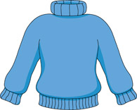Blue Sweater Clipart Size: 66 - Clothing Clip Art