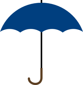Blue umbrella clipart free cl
