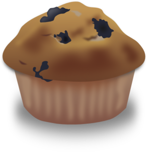 Blueberry Muffin Clip Art