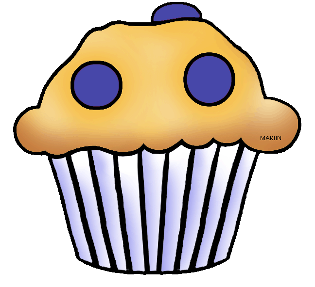 Blueberry Muffin Fun Clipart # .