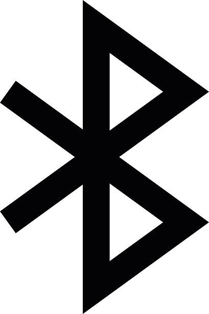 Bluetooth Symbol Vector Icon.