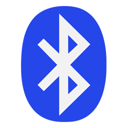 Bluetooth icon isolated on wh