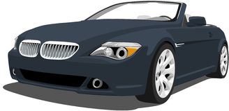 Bmw M6 Convertible. A Vector .eps illustration of a BMW M6 Convertible  Stock Images