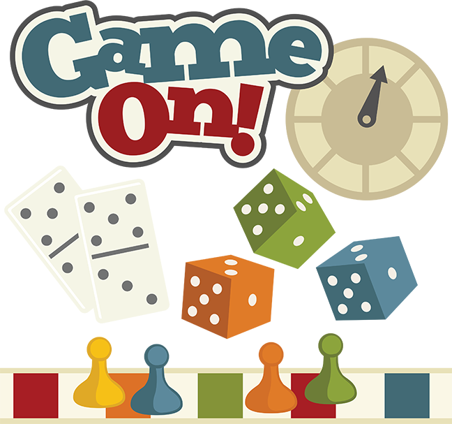 Board Game Night Clip Art - Game Clipart