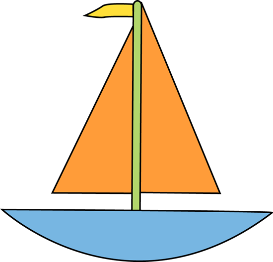 Small Wooden Sail Boat Clipar
