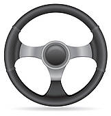 Boat steering wheel u0026midd - Steering Wheel Clip Art