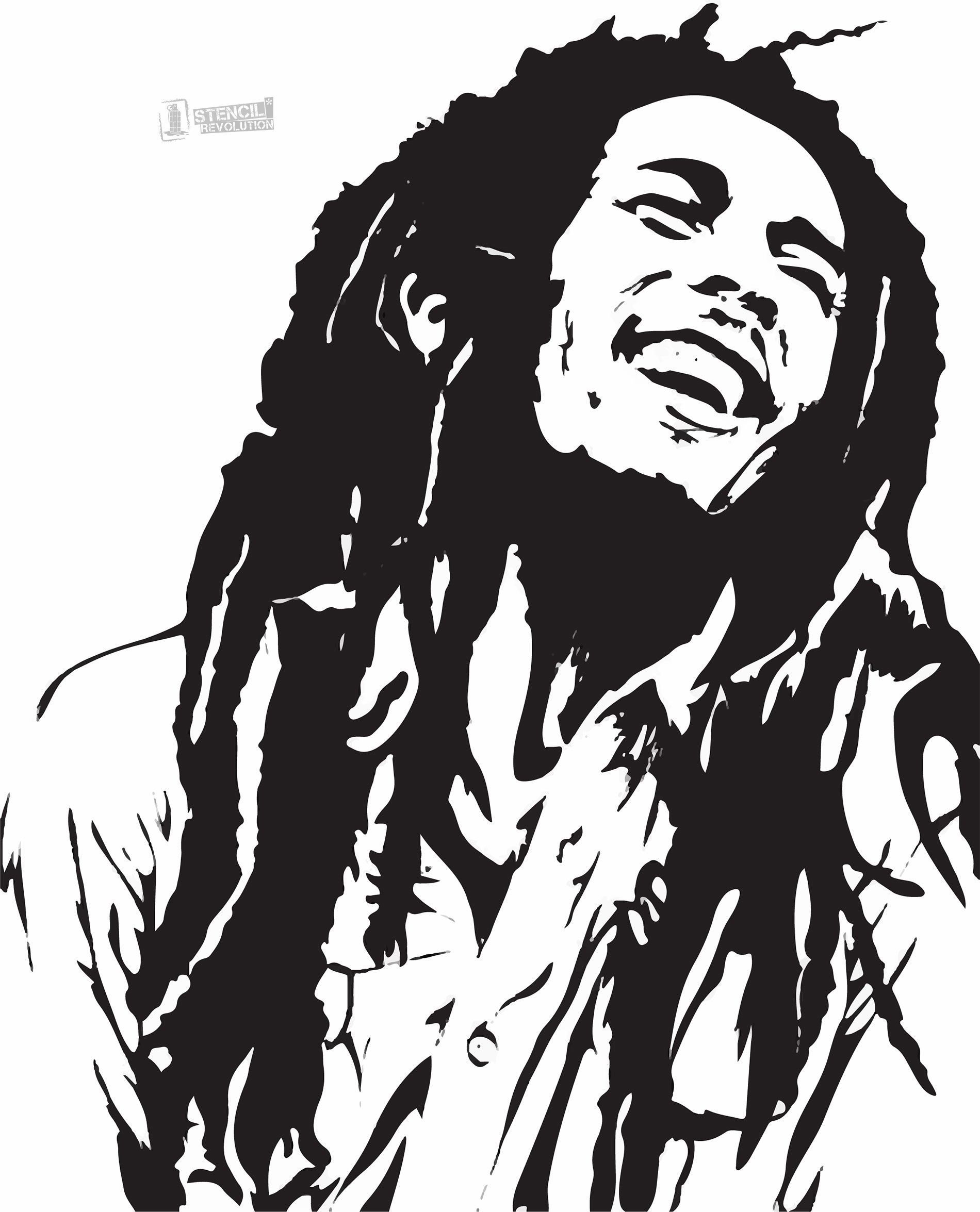 Bob Marley Black And White St