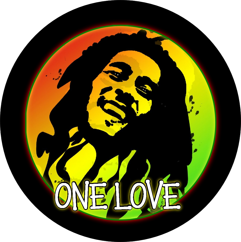 Bob marley spare tire cover - Bob Marley Clip Art