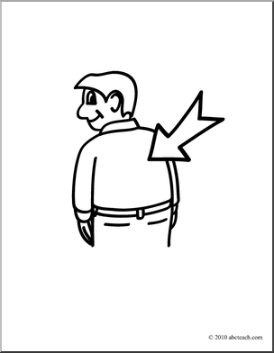 back clipart