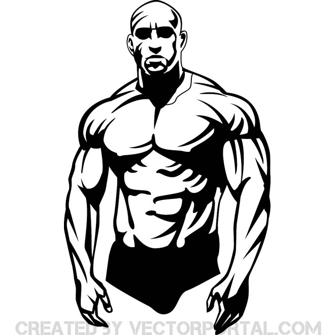 Bodybuilding clipart free - .