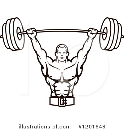 Bodybuilding Clipart #1201648 .