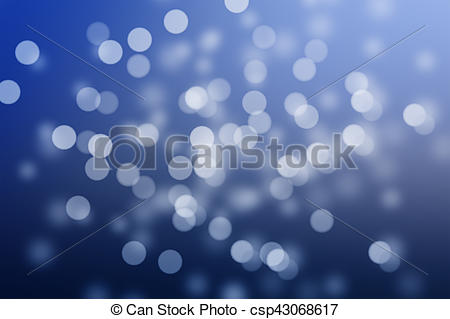 Dark Blue Abstract Background With Bokeh Stock Illustration