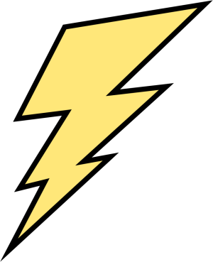 lightning bolt clipart