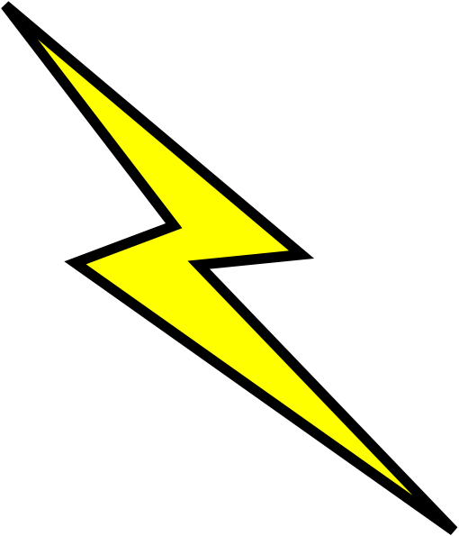 Bolt Clip Art - Clipart Lightning Bolt