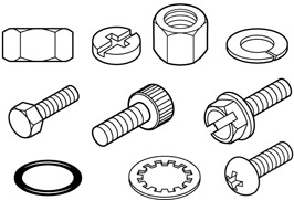 Nuts And Bolts Clipart Hardwa